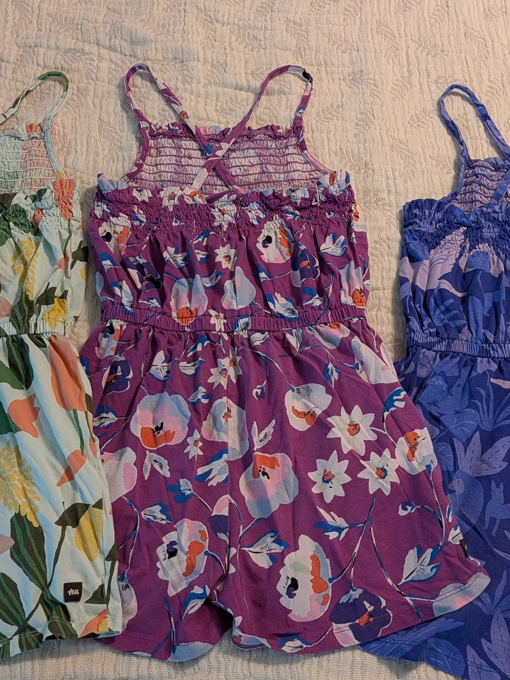 3 Girls' Rompers - Picture 2 of 6